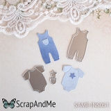 Wykrojnik Ubranka ch�opi�ce baby SAME-INS051