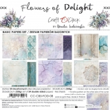 FLOWERS OF DELIGHT - zestaw papier�w 20x20 MIX