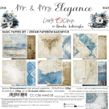 MR. & MRS. ELEGANCE - zestaw papier�w 20x20 BASIC