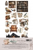 In the library- zestaw dodatk�w do wycinania 15x30