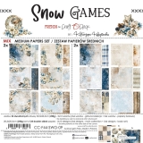 SNOW GAMES- 20x20 zestaw papier�w MIX