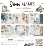 SNOW GAMES- 30x30 zestaw papier�w
