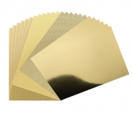 Zestaw papier�w z�otych A4 24szt.