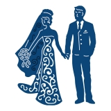 Wykrojnik Tattered Lace- Bride&Groom