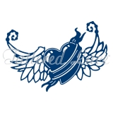 Wykrojnik Tattered Lace- Winged Heart