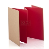 Album harmonijka kraft + czerwony 145x195