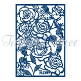 Wykrojnik Tattered Lace- Rose Panel