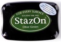 Tusz so stempli StazOn Olive green