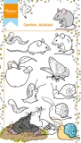 Stempel silikonowy- Garden animals