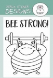 Stempel- Bee Strong 2x3