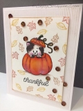 Stempel- Peekin' Pumpkin Kitty  3x4