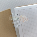 Notes A5 w twardej okładce, kratka