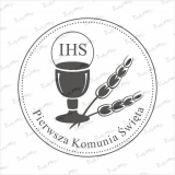 Stempel- Pierwsza Komunia wita kosy