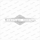 Stempel- Weso³ego Alleluja- ornament
