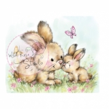 Stempel WRS Spring Bunnies Krliki wiosna