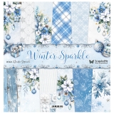 WINTER SPARKLE- zestaw papierw 30x30cm