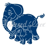 Wykrojnik Tattered Lace- Cute Elephants