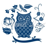 Wykrojnik Tattered Lace- Olly Owl Sowa