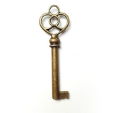 Zawieszka- klucz du¿y- antyczne z³oto- 3,9x1,6cm