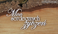 Moc serdecznych �ycze�- napis