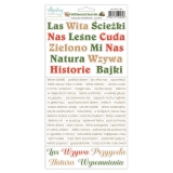 Wildwood Secrets -Naklejki papie.sowa MT-WIS-13PL