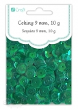 Cekiny okrge 10g ZIELONE