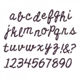 Wykrojnik- Bigz XL Alphabet- Cutout Script