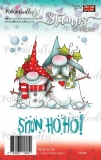 Stempel GNOME- MEN SNOW HO HO CLEAR 4szt.