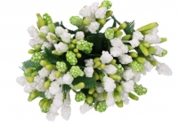 Pr�ciki- ga��zka 12szt. zielony bukiecik ry�yk kaszka