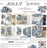 JOLLY SEASON - zestaw papierw 30x30  CC-C79-JS-00