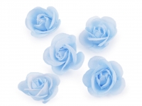 Kwiat ra 2,8cm 4 niebieski jas. 5szt. 400145